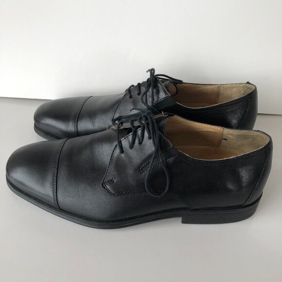 FLORSHEIM Men's Leather Cap Toe Dress Shoe Lace Up Oxford Cushion Footbed 10.5 D - Picture 9 of 16